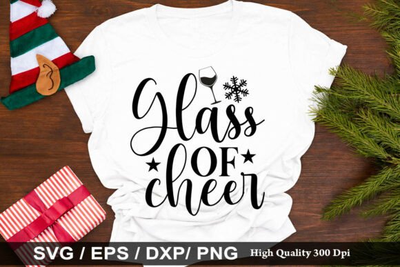GLASS of CHEER SVG: A Versatile Illustration for Creative Sellers