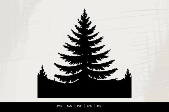 Pine Tree Forest Silhouette SVG Review: A Versatile Illustration for Creative Sellers
