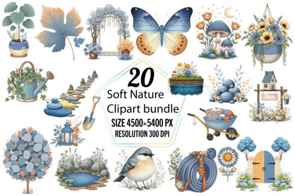 Soft Nature Clipart Bundle: A Review for Digital Product Creators